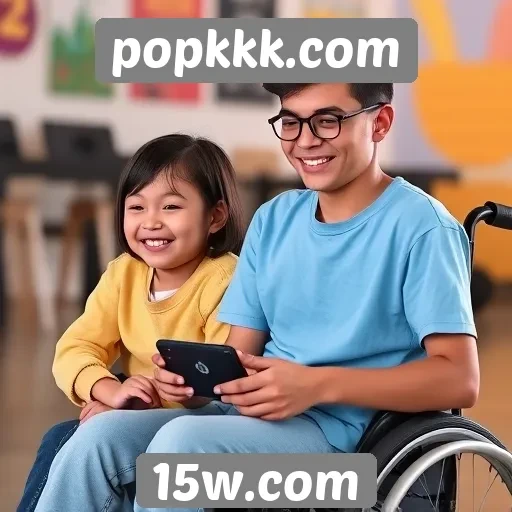 Acessibilidade e inclusão em popkkk.com
