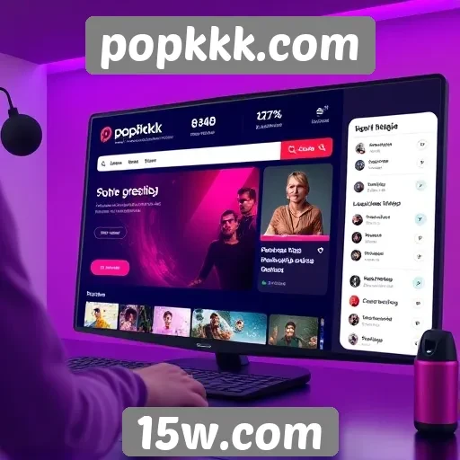 novos recursos interativos são adicionados ao site popkkk.com
