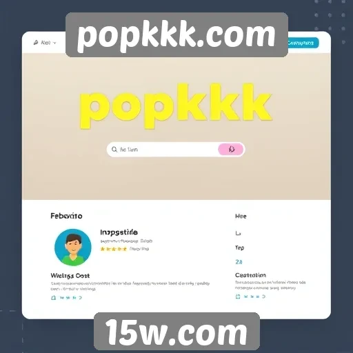 Avaliação da interface do usuário do popkkk.com